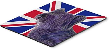 Caroline's blaga SS4905MP Skye Terrier sa engleskim unije Jack Britanska zastava Mouse Pad, toplica ili