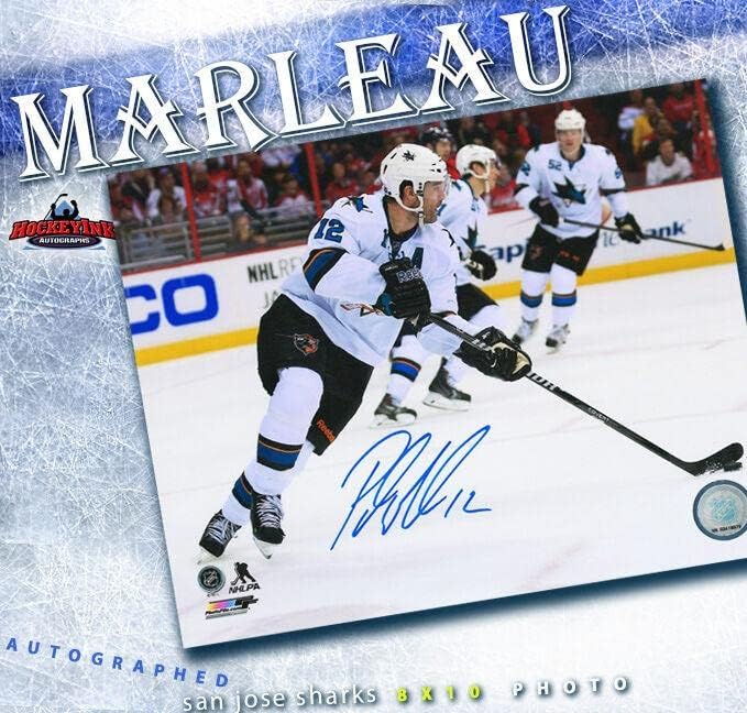 Patrick Marleau potpisao je San Jose Sharks 8 x 10 fotografija - 70083 - autogramirane NHL fotografije