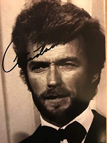 Uramljeni autogram za fotografije Clinta Eastwooda sa certifikatom o autentičnosti