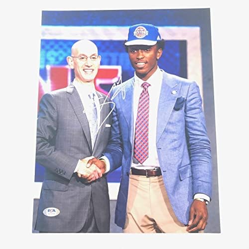 Stanley Johnson potpisao 11x14 photo PSA / DNK Toronto Raptors autogramirani - autogramirani NBA fotografije