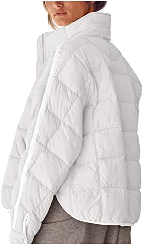Ženski lagani preveliki sa dugim rukavima Zip Vodena jakna Topli kratki zimski kaput 2x kaput