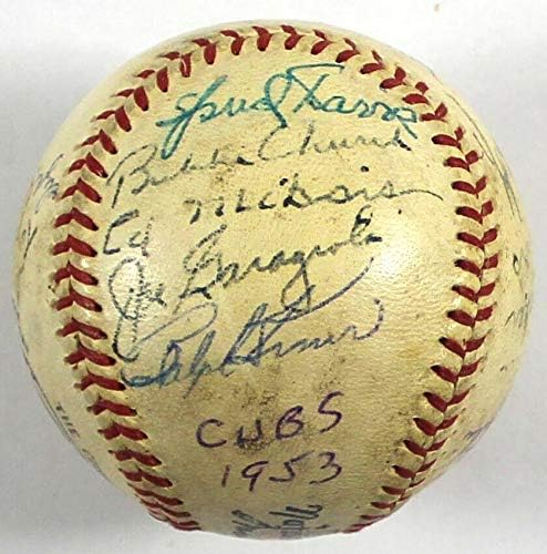1953. Chicago Cubs tim potpisao je bejzbol nacionalne lige Giles sa JSA COA - autogramiranim bejzbolama