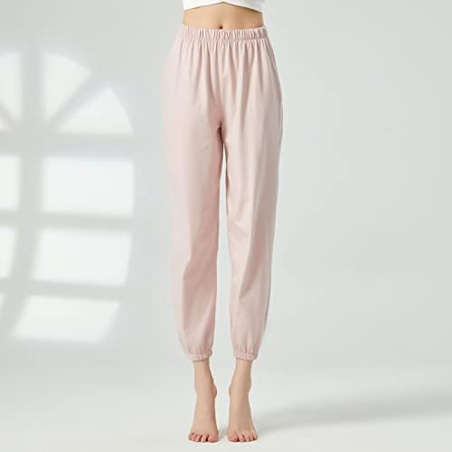 Miashui Dvije komadne pantalone za žene Ležerne prilike za ženske povremene hlače Klasične plesne pantalone
