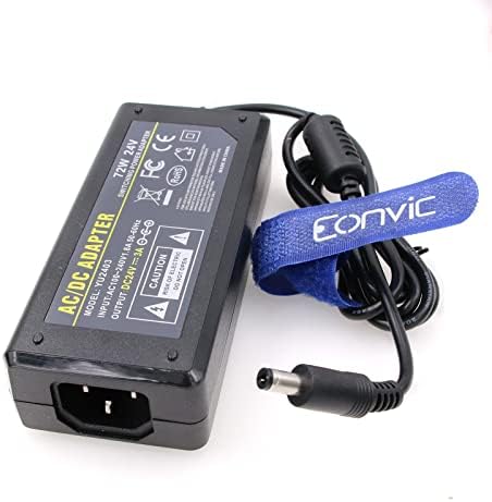 Eonvic 24V 3A DC adapter za napajanje za kabel Canon C70 / XF605 / XF705 / XF705