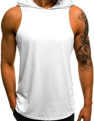 Muški vježbanje mišićne majice s kapuljačom kratkih rukava Bodybuilding HOUDIE MODY CENSE GYME GORNJENE