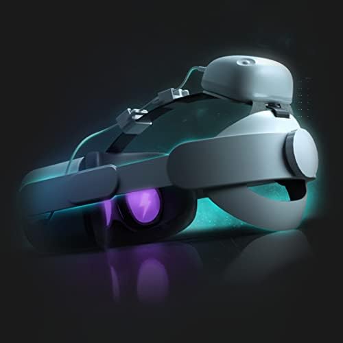REBUFF REALNOSTI VR Snaga 2 sa glavom - najduže trajne baterije za Oculus Quest 2 / Meta Quest 2, 10.000mAh