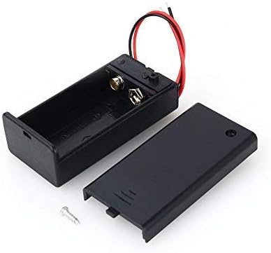 Kutija za držač baterije 9V VOLT DC memorija sa žicom za uključivanje / isključivanje prekidača 3pcs
