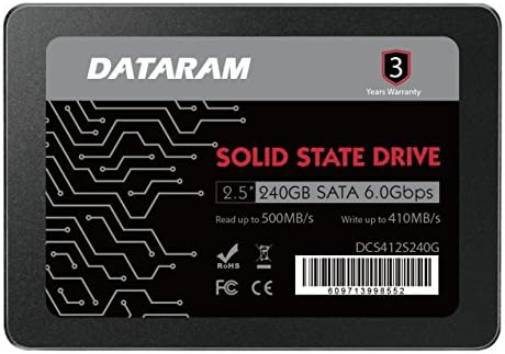 Dataram 240GB 2,5 SSD pogon SSD pogon kompatibilan sa ASUS Prime Z270M-Plus