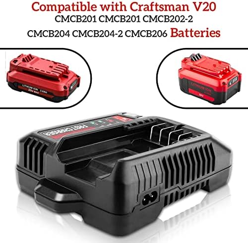 1.5A V20 Zamjena brze punjača za CMCB104 punjač Kompatibilan sa za CRT-om 20V baterije CMCB204 CMCB202 CMCB201