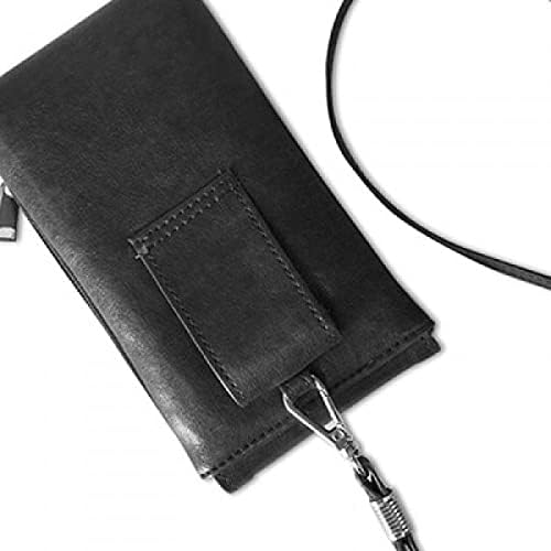 Bočna kozmetička djevojka XJJ ulje slika Telefon novčanik torbica Viseća mobilne torbice Crni džep