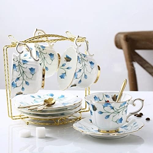 Zhuhw Bone Kina popodnevni čaj keramički keramički šalica za kafu elegantan cvjetni čaj za čaj za čahur