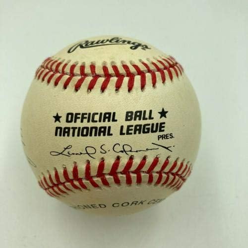 Mike Lieberthal potpisao je autogramirani zvanični bejzbol nacionalne lige - autogramirani bejzbol