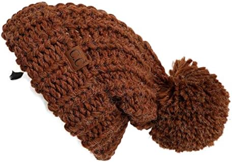 C.C Ekskluzivi Žene zimske sjeme za šivanje Confetti Pom Beanie Hat