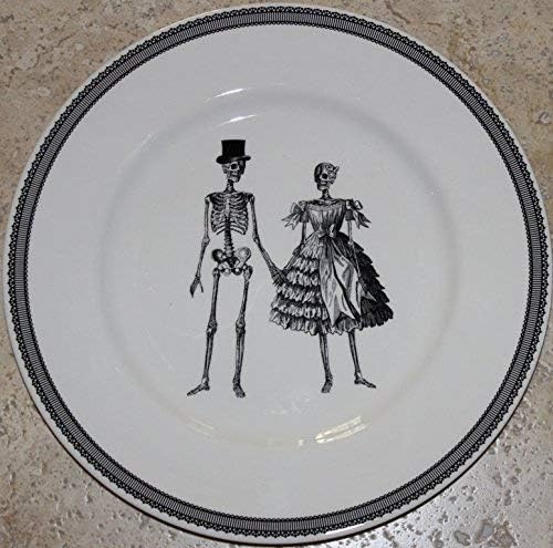 Royal Stafford Halloween Skeleton Par za večeru - set od 4