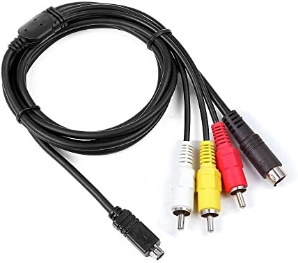 Parthckssi 5ft AV A / V TV video kabel za kabel za Handycam HDR-UX5 E HDR-SR12 DCR-SR15 E