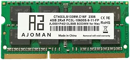 Ajoman 4GB PC3L-10600S SODIMM DDR3 RAM DDR3L 1333MHz 204-pinski laptop RAM memorijski modul