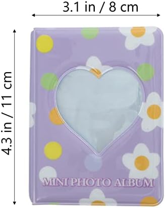 Yarnow Wedwing Photo Album Vjenčani album Album 3-inčni mini fotokard, 40 džepa Nosač fotokarda Rezervirajte,