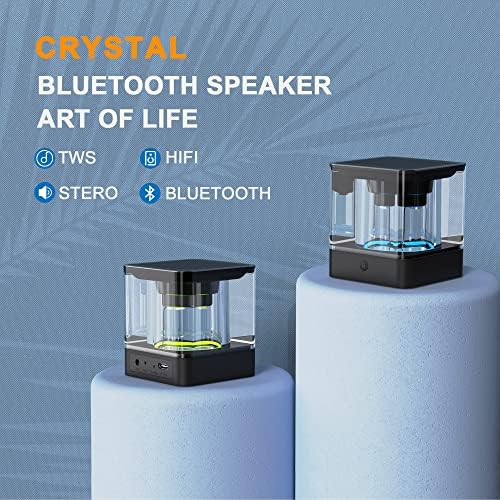 Prijenosni Bluetooth zvučnici, 2 paketa TWS Mini Bluetooth zvučnici sa bežičnim HD Stereo uparivanjem &