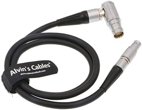 Alvinovi kablovi 2 pin muški do arri amira 8-pinski kabel za napajanje u obliku desnog kuta za Glidecam