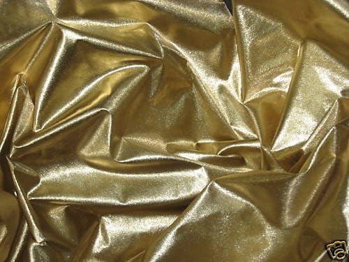 Zlato metalik tkivo Lame tkanina 45 širok po dvorištu