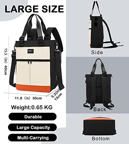 COMELY ruksak Tote za žene Casual laptop Daypack Crossbody torba 4-u-1 putna torba za pelene torba za učiteljicu