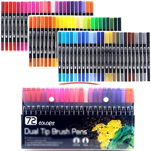 Liuzh markeri postavljaju boje dual tip četkica za crtanje slikanje vodkolor Art Marker olovke za manga