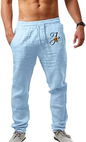 Miashui Jean Cut ravne fit hlače muškarci muški modni ležerni džep čipkasti hlače velike veličine hlače