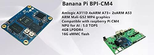 youyeako banana pi bpi-cm4, malina PI4 kompatibilna, amlogic A311D Quad Core Arm Cortex-A73, 4G LPDDR4 16G