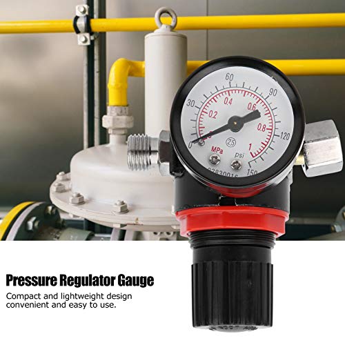 Eulbevoli Regulator zraka, pribor za prskanje G1 / 4 0 do 150 PSI regulator pritiska zraka sa mjeračem za