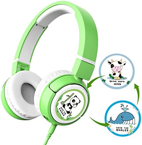 Onitoon DIY dječje slušalice sa mikrofonom, ožičenim 85db glasnoćom ograničenim nalogu, sklopiva i dijeljenje