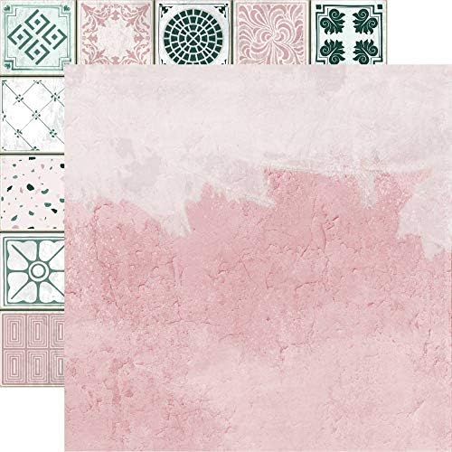 KAISERCRAFT PTY Ltd Lily & Moss Paper12 plast, ružičasta malter