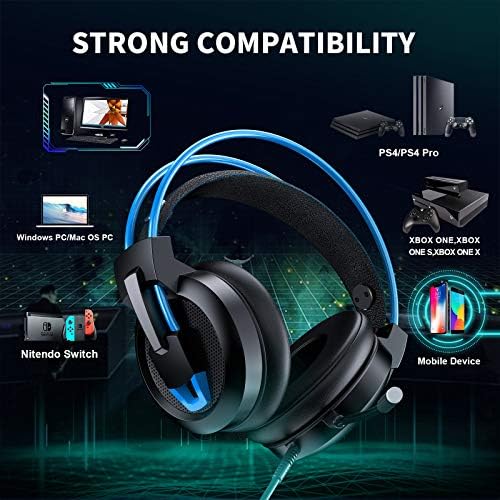 ZenTouch Gaming slušalice, stereo slušalice sa otkazivanjem buke i mikrofona, preko slušalica za uho za