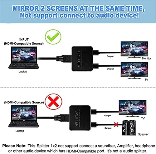 Zcmeb-kompatibilni 4k razdjelnik 1 u 2 Out 1080p 3D Adapter za kablove TV kutija PC VR display Basis Converter