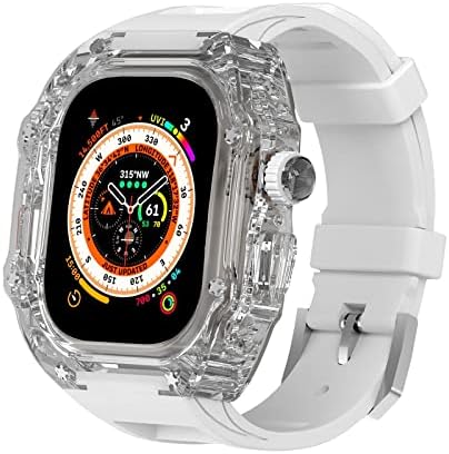 KGFCE za Apple Watch Ultra 49mm Band Case Series 8 7 6 5 4 SE pojas narukvica remen za sat mod mod komplet
