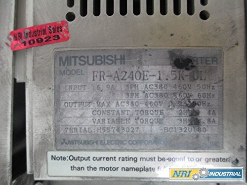 Mitsubishi freqrol-a200 FR-A240E-1.5K-UL 2HP 480V-AC motorni pogon D220709