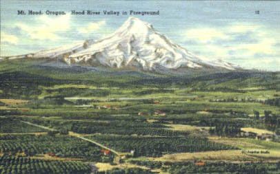 MT Hood, Oregon razglednica