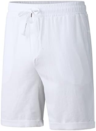 Meymia muške pamučne kratke hlače, 2023. ljetni muškarci visoke boje čipke čipke od čipke izravne noge kratkim