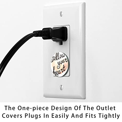 Srce slova Inspirational Outlet Plug Covers 12 Pack-Baby sigurnosna utičnica utikač Covers-Durable & amp;