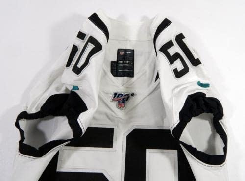 2019 Jacksonville Jaguars Telvin Smith SR 50 Igra izdana bijeli dres 100 25 p - nepotpisana NFL igra rabljeni