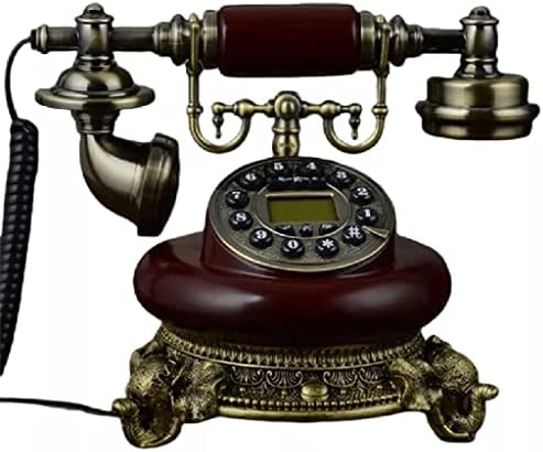 Gretd Antikni fiksni telefon Početna Pozivač ID fiksne telefonske smole i imitacija Metal HAND-BESPLATNO