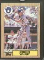 1987 TOPPS Regular 773 Robin Yount, Milwaukee Brewers bejzbol kartica