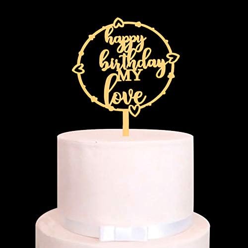 Sretan rođendan, moj ljubavni točki za torte za muževe supruga djeca majke očeva rođendanski ukrasi zaliha