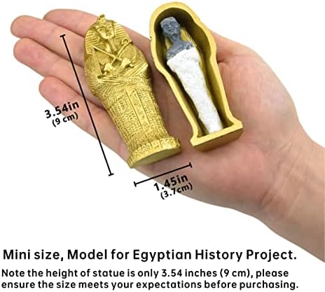 Trangood 3,5 Egipatska mama faraon sarkofag sa mammy figurin kućni dekor kolekcionarski