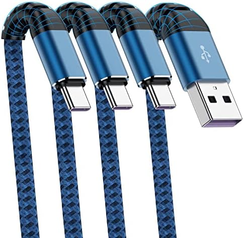 Cabepow USB A do TIP C kabla, [3pack] 1ft Kratki brz punjenje 1 stopa USB tip C kabel za Samsung Galaxy