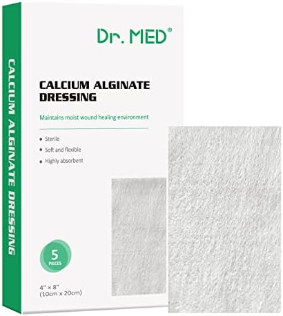 Dr. Med kalcijum alginat rana sljepnica 4 x8, 5 kom / kutija visoka apsorpcija ne-lijepka punjenja meka