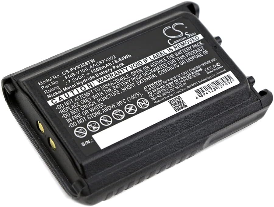 Bcxy zamjena baterije za Vertex VX-230 VX-231L VX-231 VX-228 FNB-V106 Aag57x002