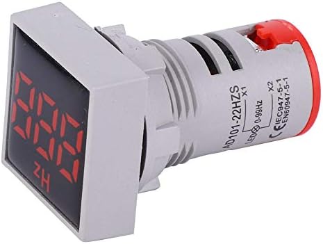 Fafeicy AC 100~380V 20~75Hz kvadratni Digitalni displej LED indikacija uređaj za mjerenje frekvencije svjetlosti,