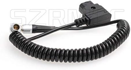 SZRMCC D-Dodirnite na 0b 2-pinski muški kabel za namotani kabel za teradek vijak Arri Red Paralinx Preston