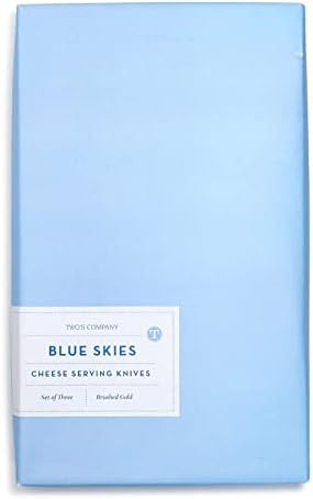 Dvije firme Blue skies set od 3 noževa sira u poklon kutiji