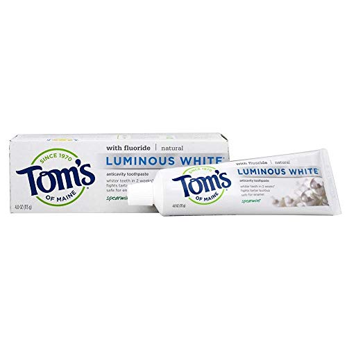 TOMS of MAINE Svjetleća Bijela pasta za zube Spearmint, 4 OZ